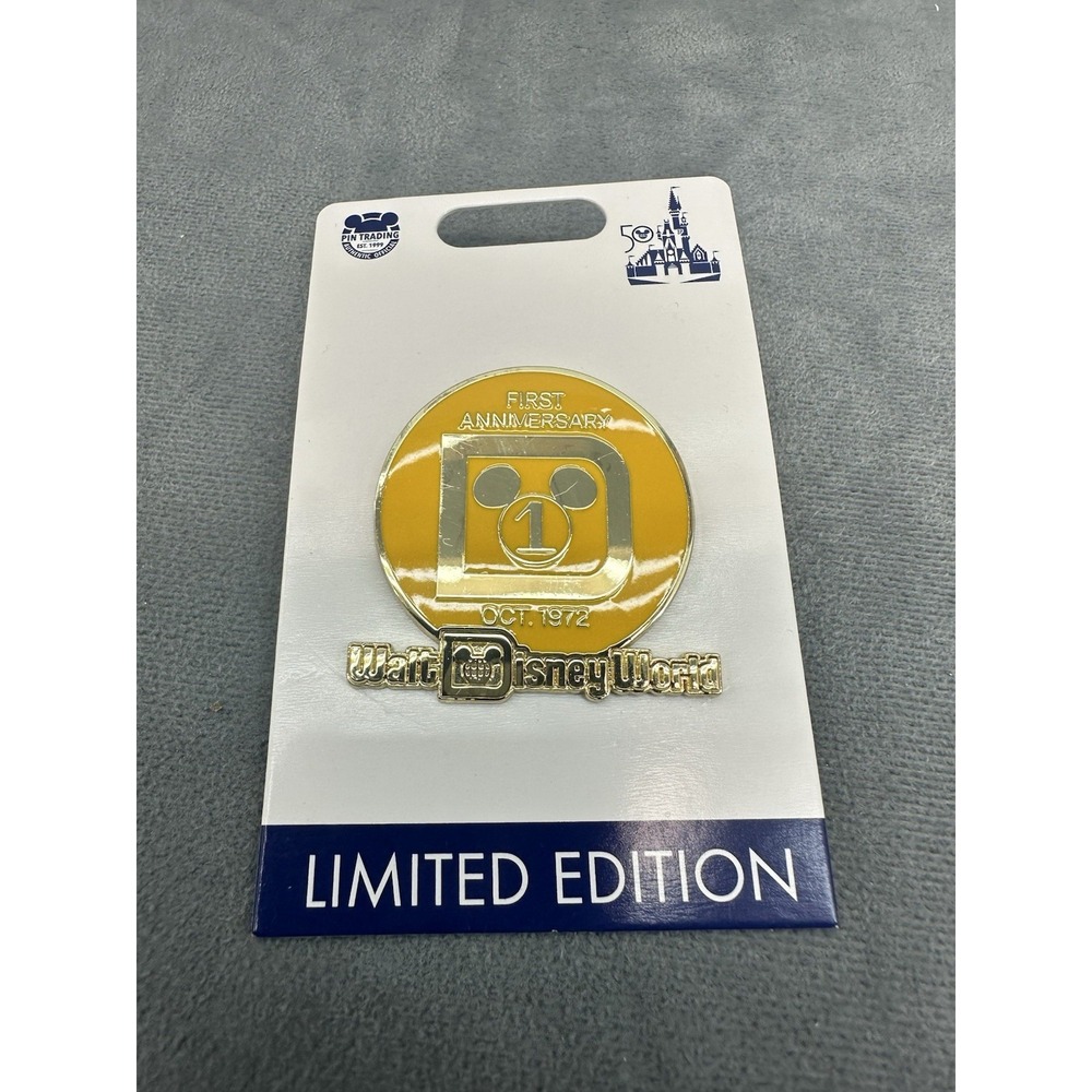 2021 Walt Disney World Parks 50th First Anniversary Vault Collection LE Pin